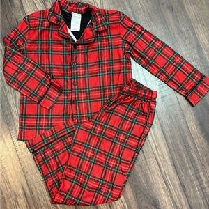 Plaid Red Kids Pajamas